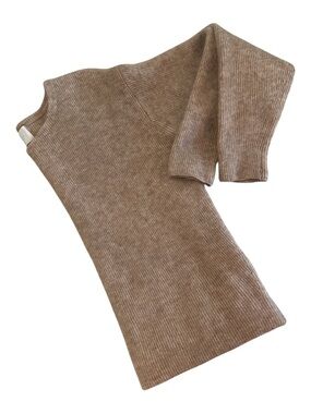 Yaya | Tan Wool & Mohair Sweater | Size Large / XL